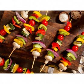 Brochettes Légumes