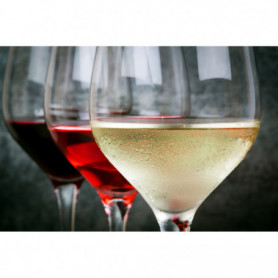 Verre de Vin Blanc, Rosé et Rouge