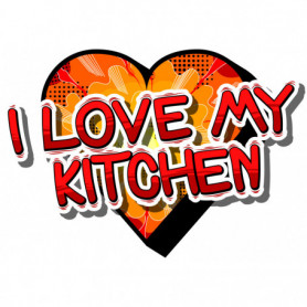 Pop Art"I Love My Kitchen"