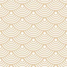 Motif Seigaiha Ocre Rose