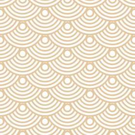 Motif Seigaiha Ocre Rose