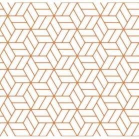 Motif Cube Ocre