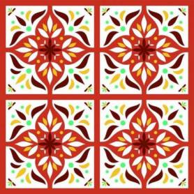 Carreaux de Ciment Marocain Terracotta