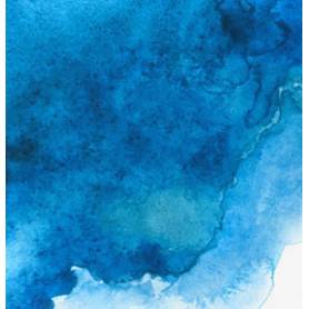 Aquarelle bleue