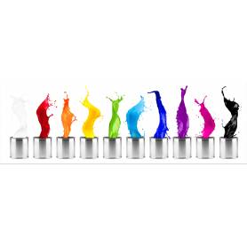 Touche de couleur arc-en-ciel
